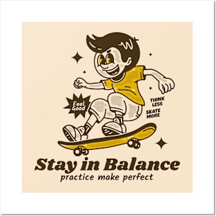 Stay in balance Posters and Art